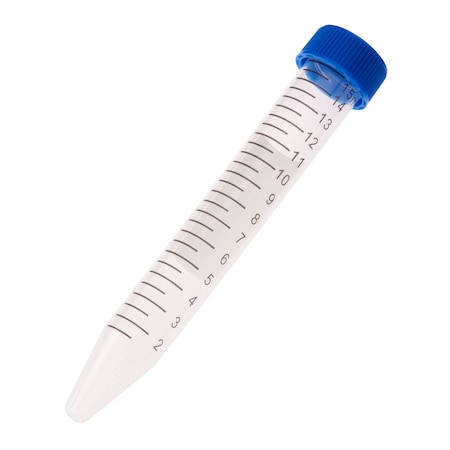 Celltreat Centrifuge Tube, Blue Cap - Bag, Sterile, 15mL, PK500 230411B